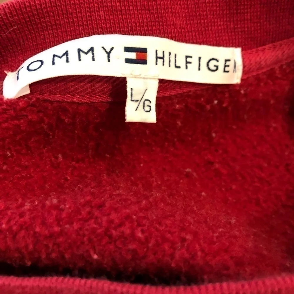 Vintage Tommy Hilfiger Jeans Crop Sweatshirt - Picture 4 of 5